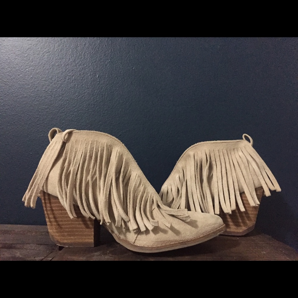Coconuts! Fringe booties